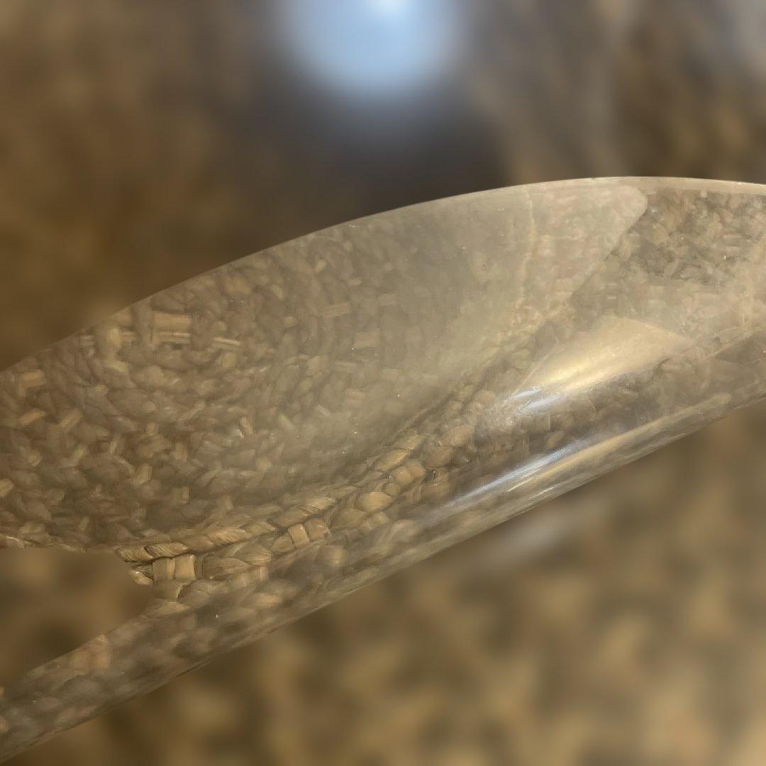 ローテーブル　ガラステーブル　円形　リゾート風　直接取引可