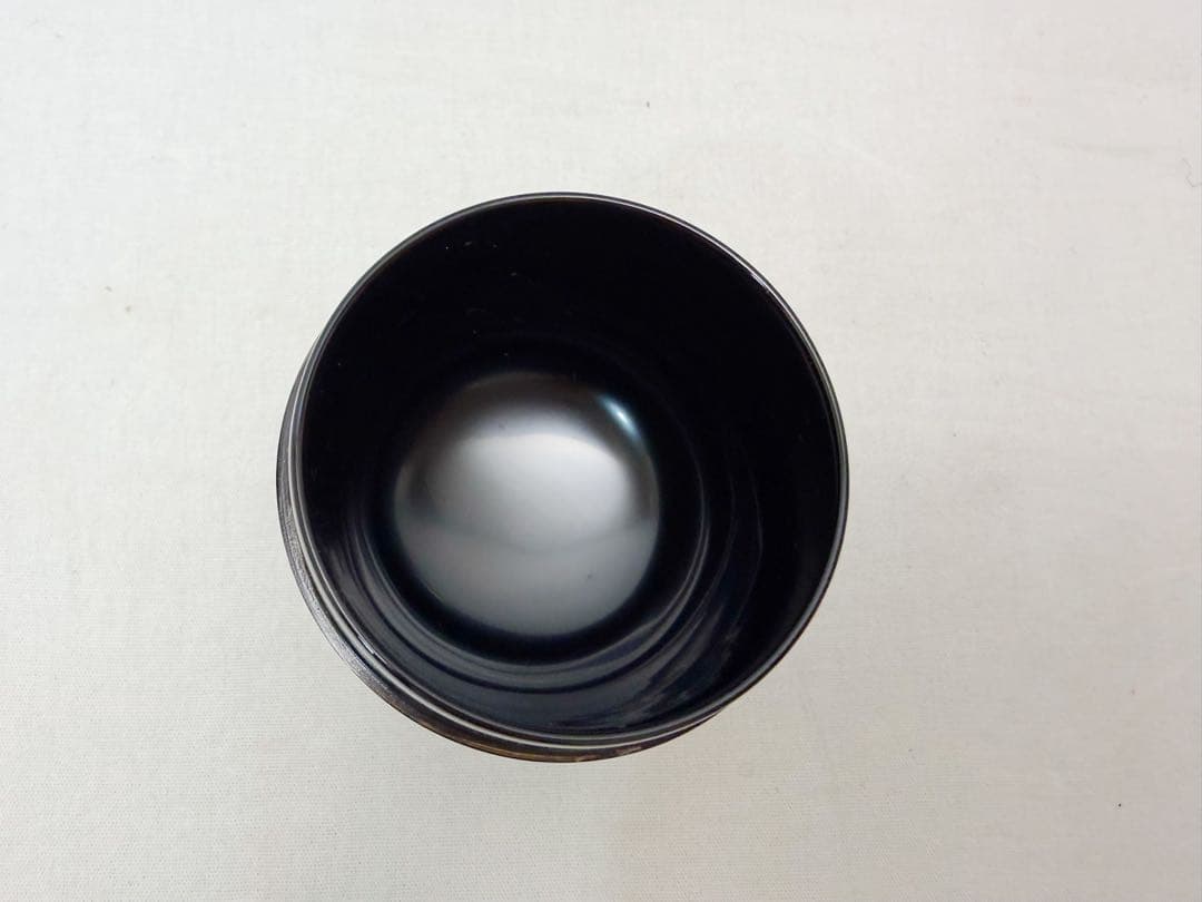 未使用 茶道具 塗師 中村宗哲作 秋草蒔絵 中棗 木製黒真塗 仕覆付 共箱