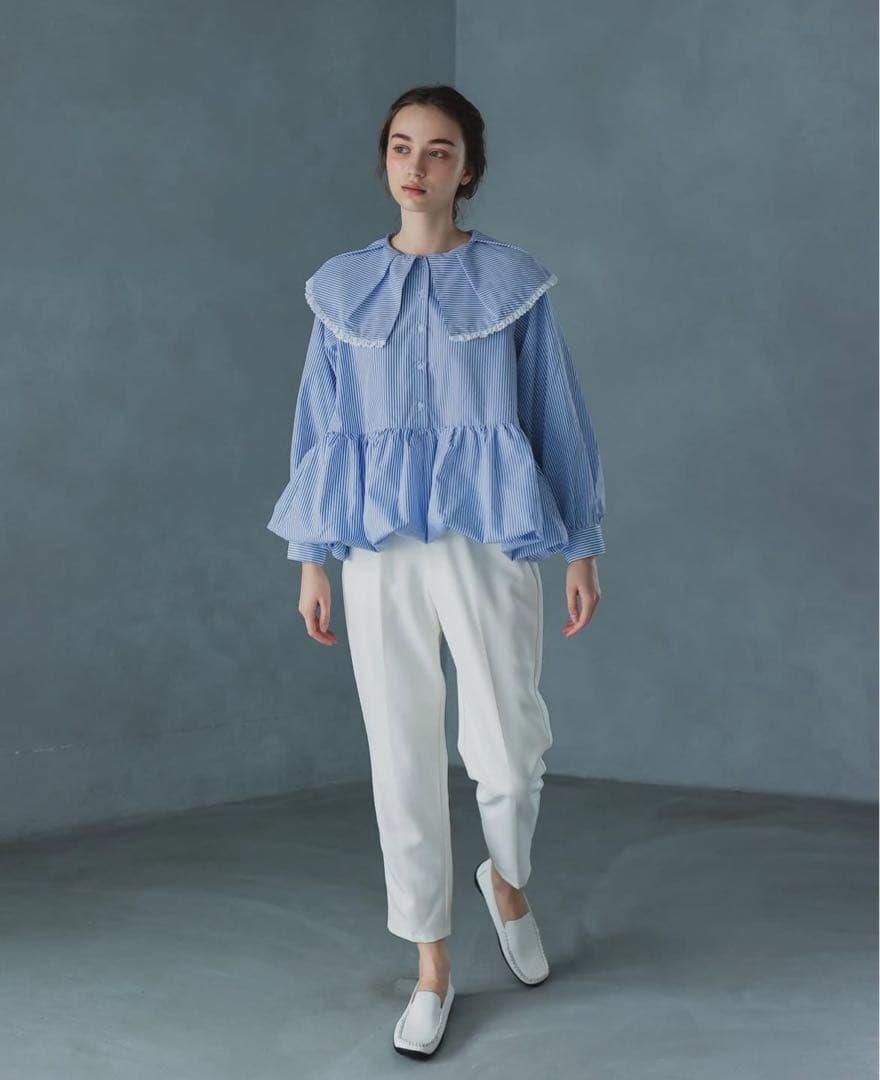 完売品　unminouアンミヌ　ストライプシャツ