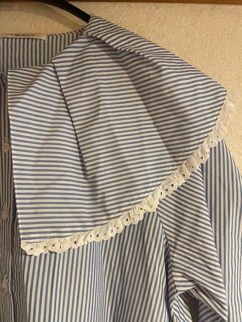 完売品　unminouアンミヌ　ストライプシャツ