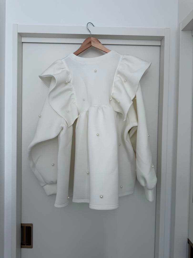 MARRY ME ANGEL SWEAT ホワイト