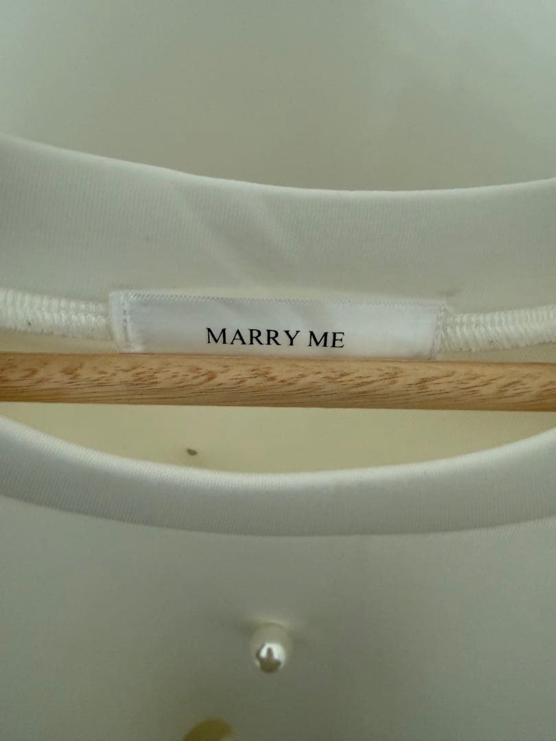 MARRY ME ANGEL SWEAT ホワイト