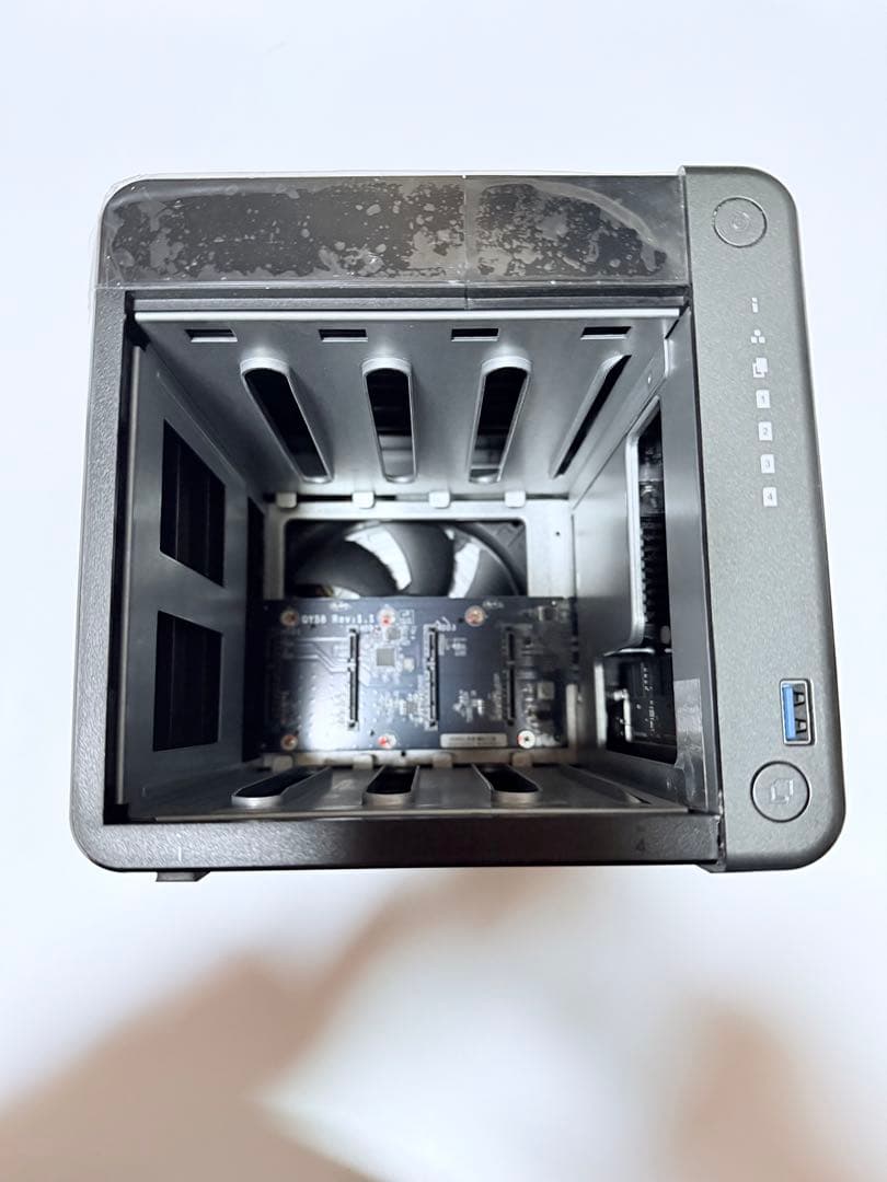 QNAP NAS TS-453D 8Gに増設　8T HDD×2