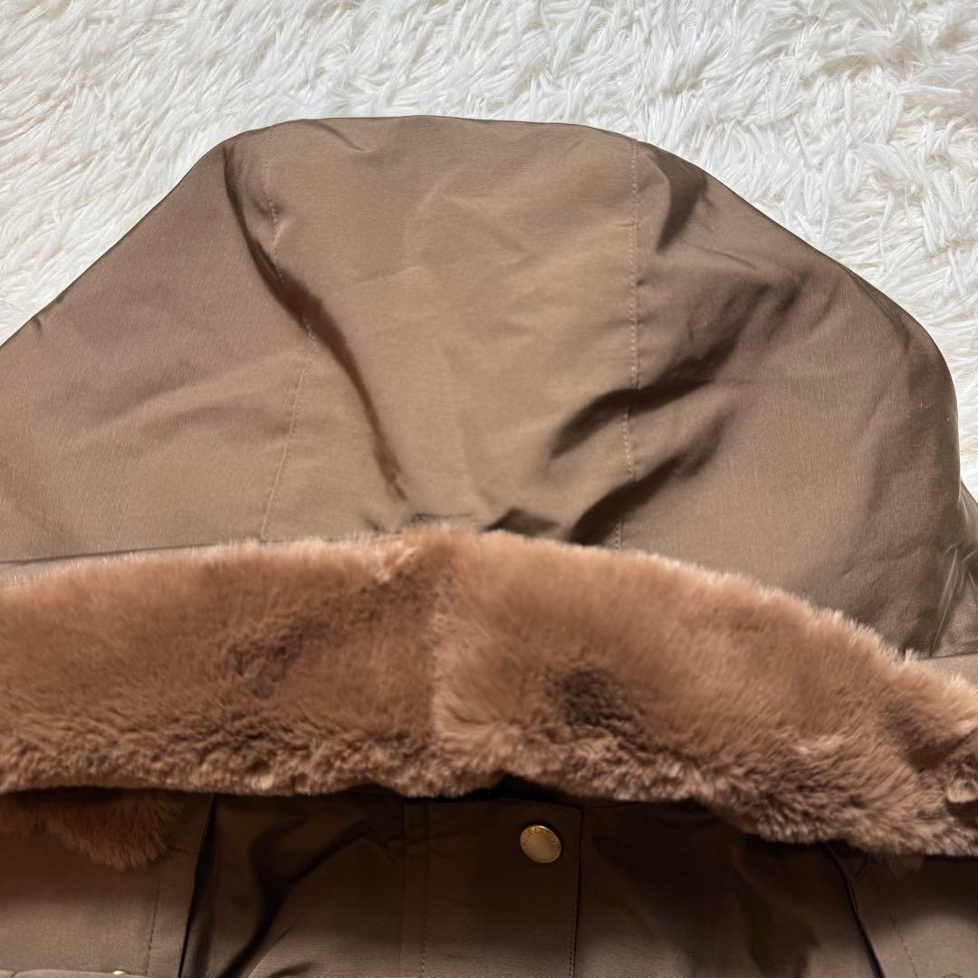 未使用級 ブルーレーベルクレストブリッジ モッズコート ファーフード ライナー付