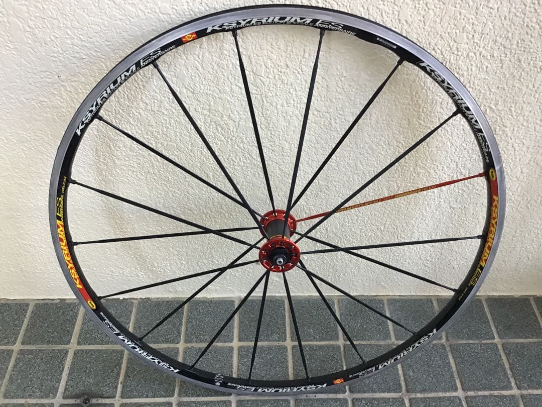 【美品】MAVIC KSYRIUM ES チューブラー 完組ホイール