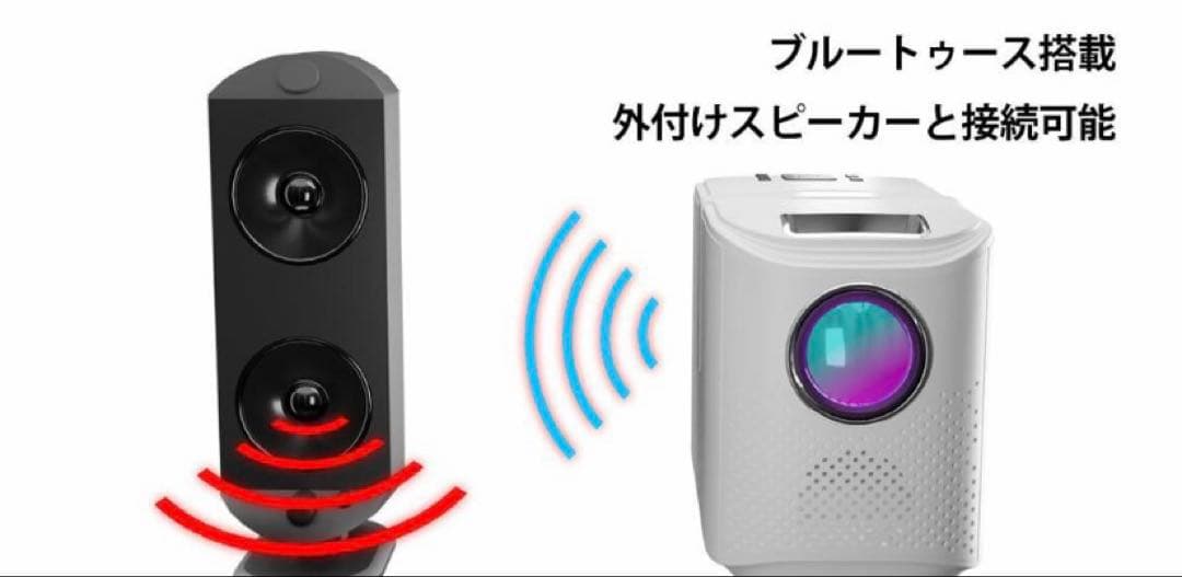 「新品」ワイヤレス接続LEDプロジェクター第4世代　エアリアミラーレス