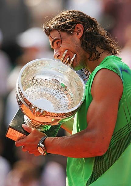 [ 新品タグ付き ]ナイキ　テニスウェア　XL　ナダル着用モデル　2008　全仏