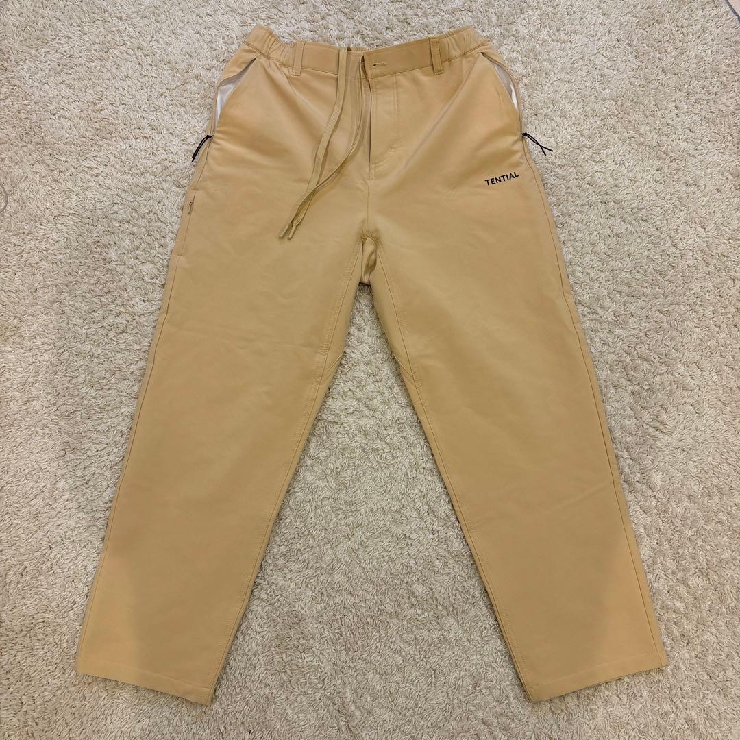 TENTIAL ベージュ ゴルフ用ストレートパンツ　Mサイズ
