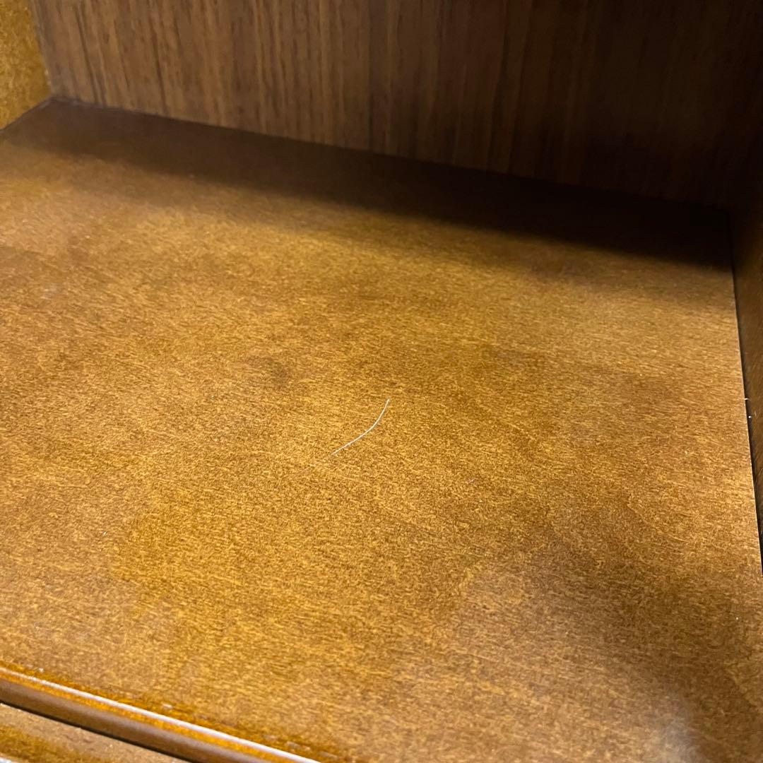 オールド karimoku コロニアル 花台 電話台 昭和レトロ z386