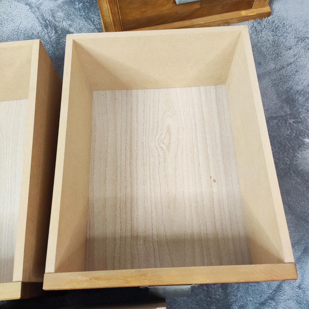 スリムチェスト 6段 木製 引き出し ナチュラル レトロ風 無垢材風 収納