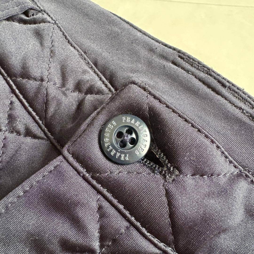 パーリーゲイツ 中綿キルティング防寒ジョガーパンツ ロゴ刺繍 冬ゴルフ 濃紺 6