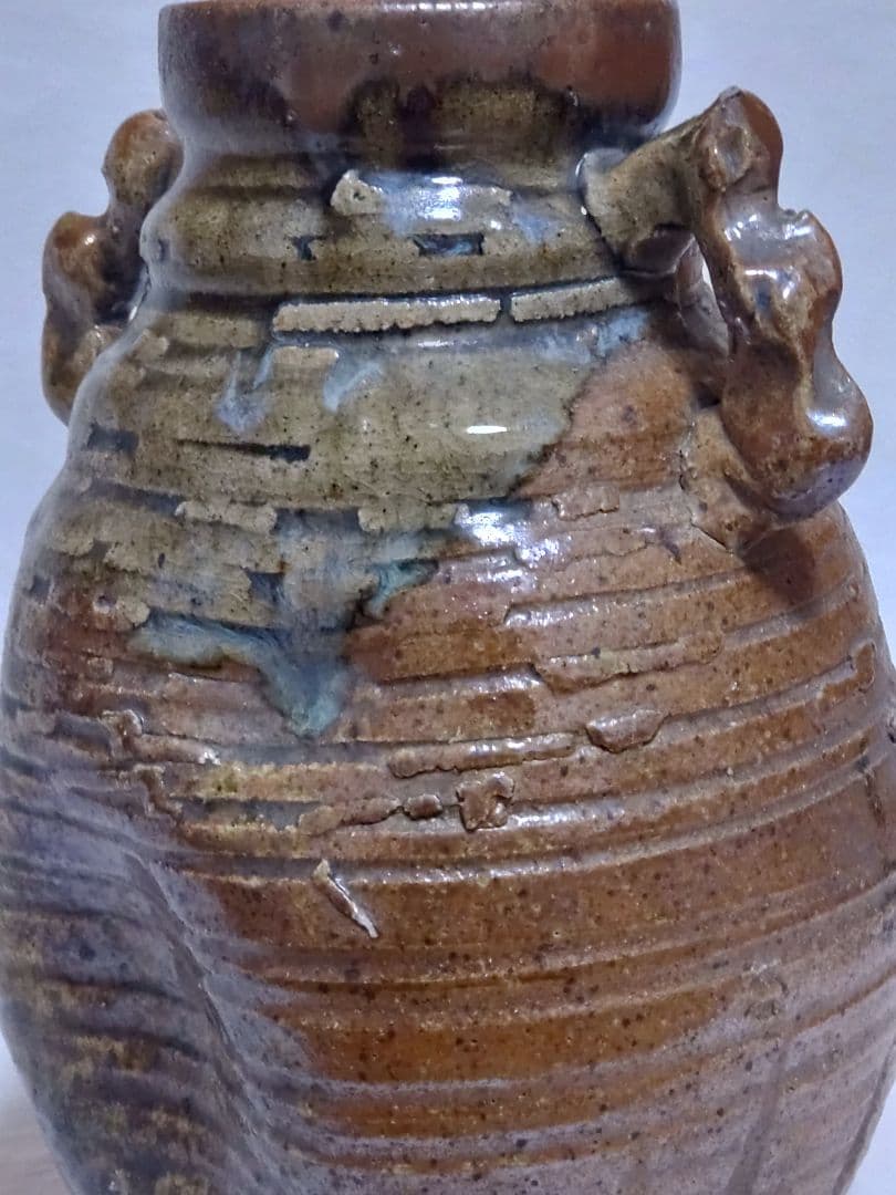 古物　信楽焼　伊賀焼　花入れ　飾り壺