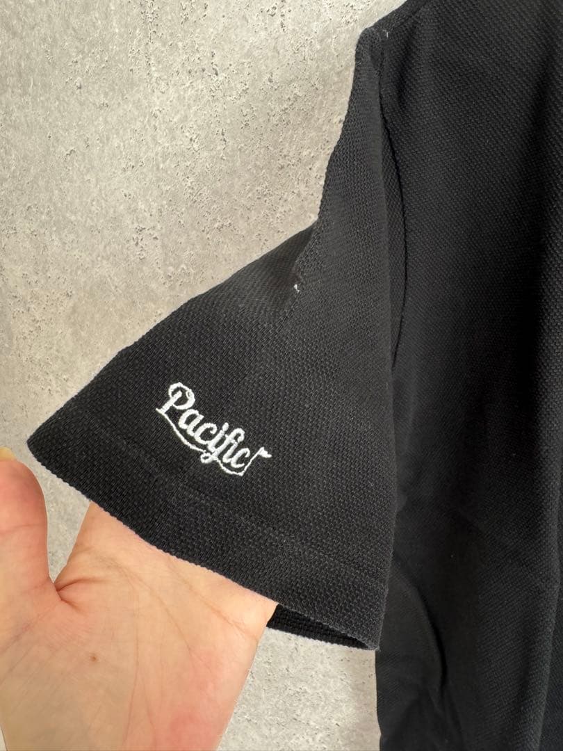 新品未使用　Pacific Golf Club 黒ポロシャツ