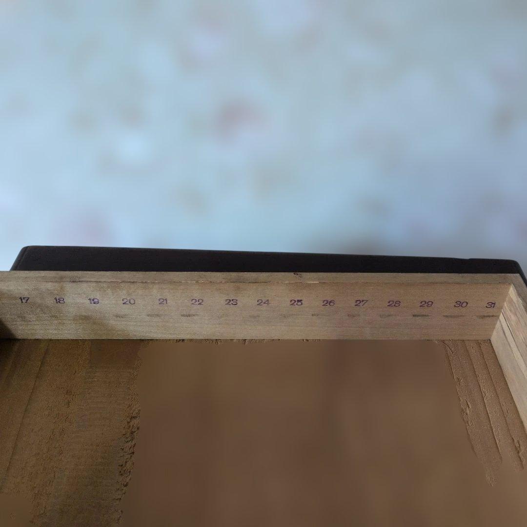 ブロカント古道具木製引き出し式収納 5段