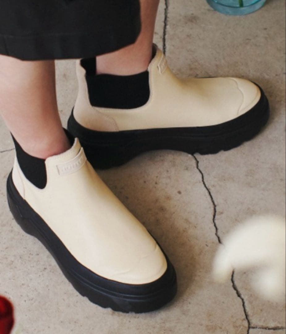 リファインド エクスプローラー プルオン レザー ブーツ　厚底ブーツ