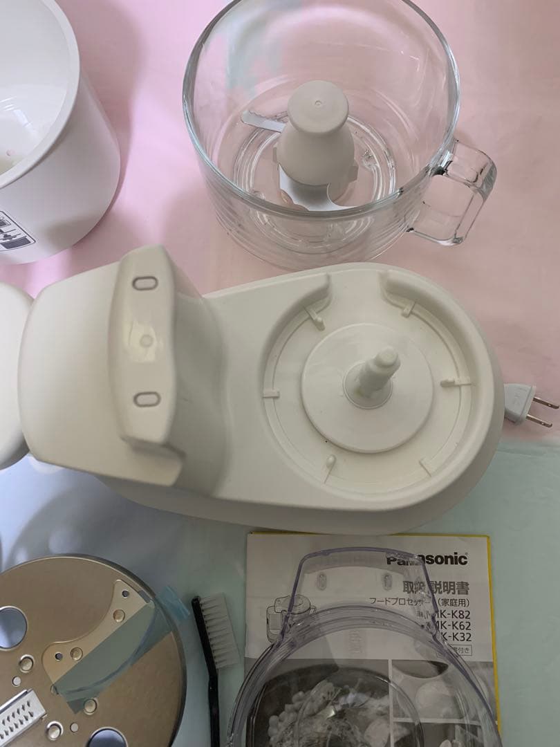 Panasonic MK-K82 フードプロセッサー　説明書付き