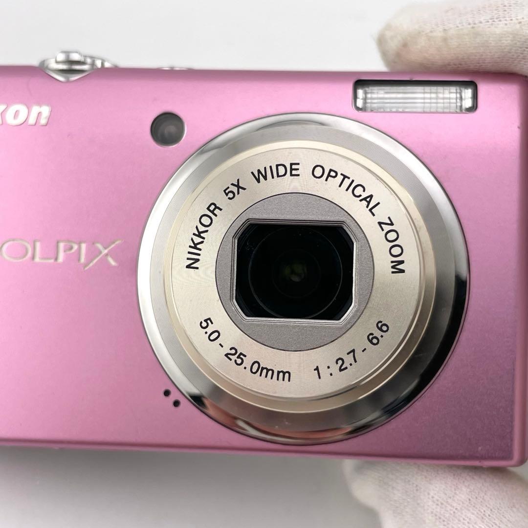 実写美⭕️良品【動作確認済】Nikon COOLPIX S570 ピンク