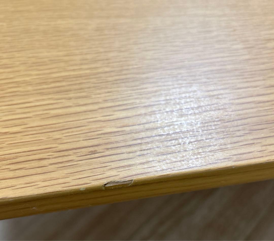 レア【廃番品】MUJI無印良品★ローテーブル センターテーブル★棚板付きオーク材