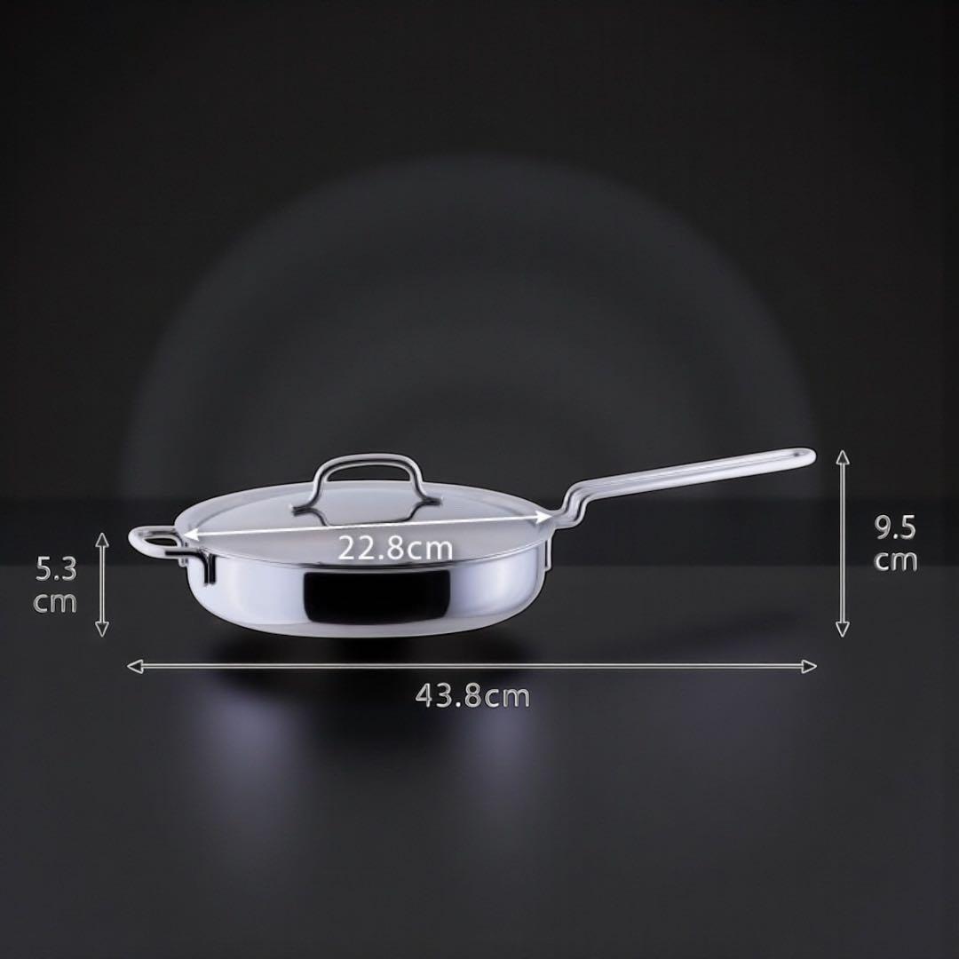 【新品】ジオプロダクト ソテーパン 21㎝＆25㎝ ★2点セット 宮崎製作所