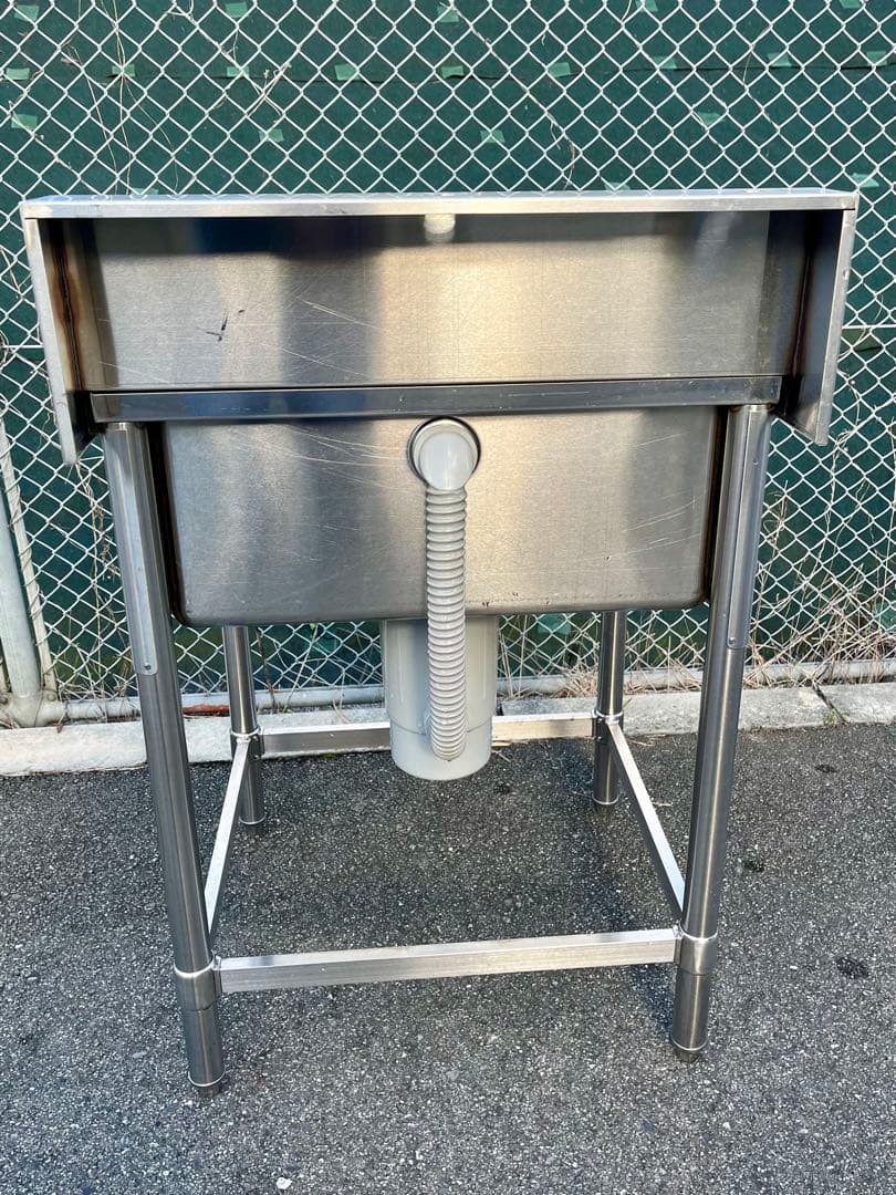 ステンレス1槽シンク 流し台　600×600×800