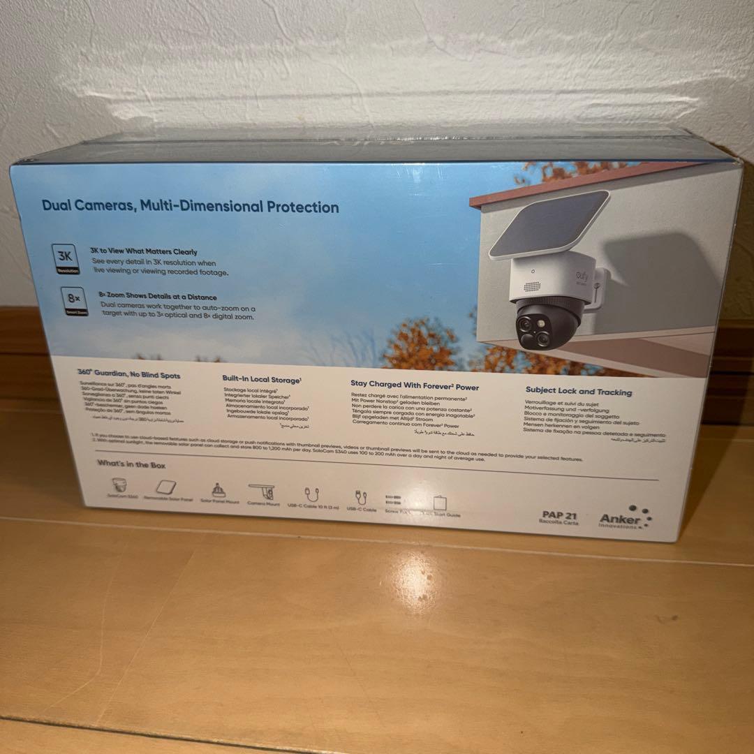 新品　アンカー　Anker Eufy Solocam 屋外カメラ S340