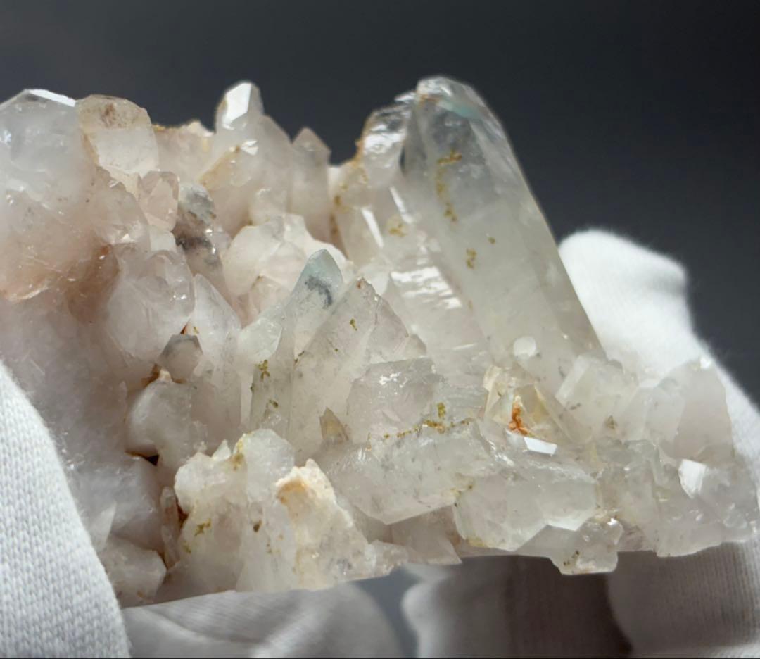 アホー石　アホイト　アホアイト　大きな水晶クラスター　メッシーナ産　天使の石