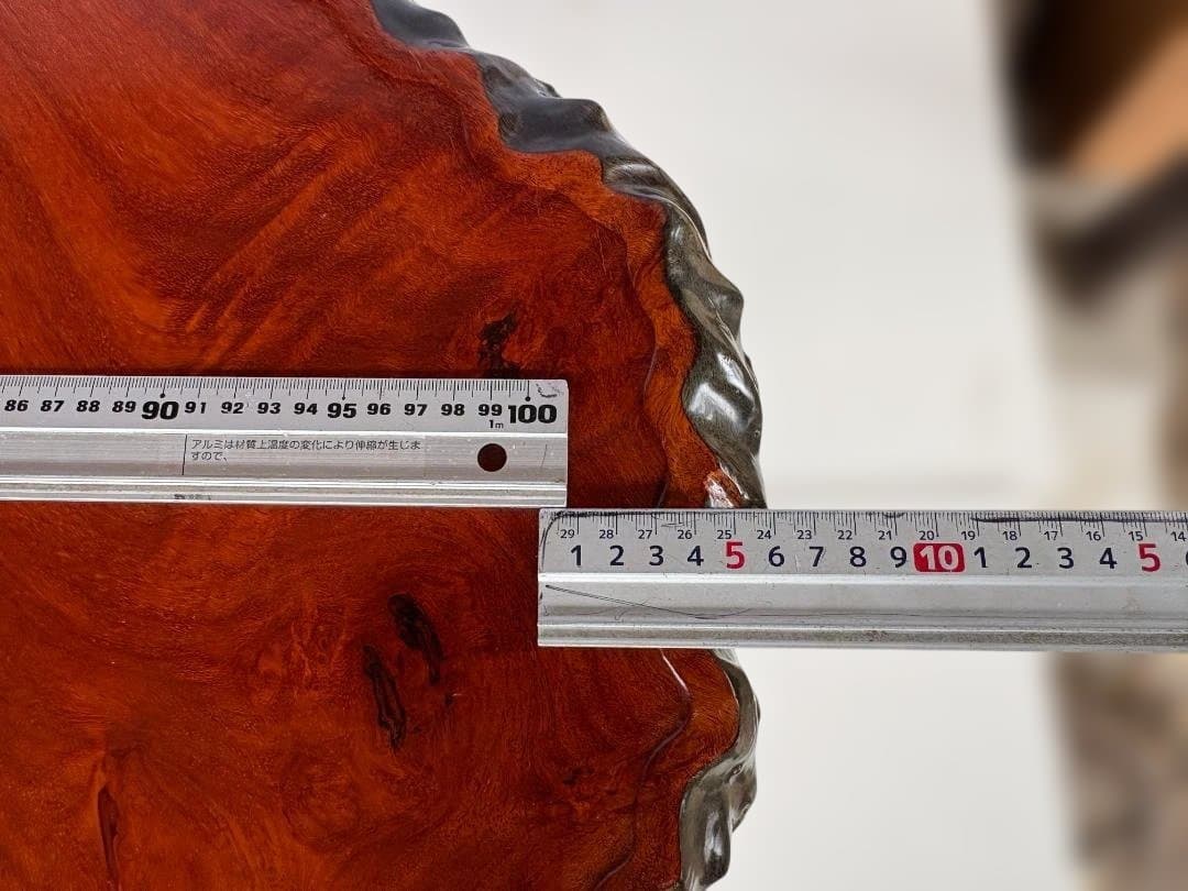 花梨　 一枚板 座卓 唐木系 無垢 天然木　ローテーブル　和家具 01d145