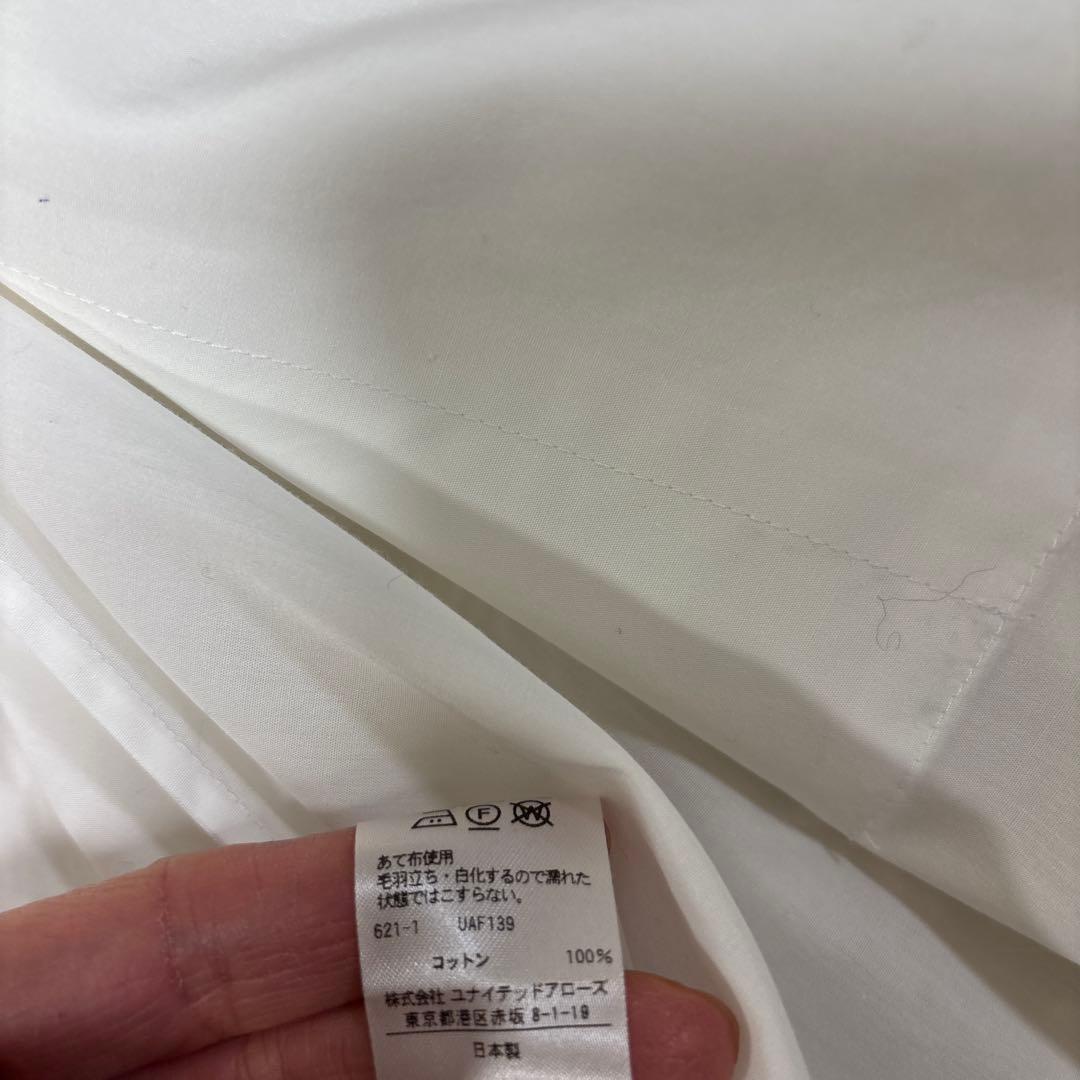 ドゥロワー　FALL2 コットンブザムノーカラーシャツ36