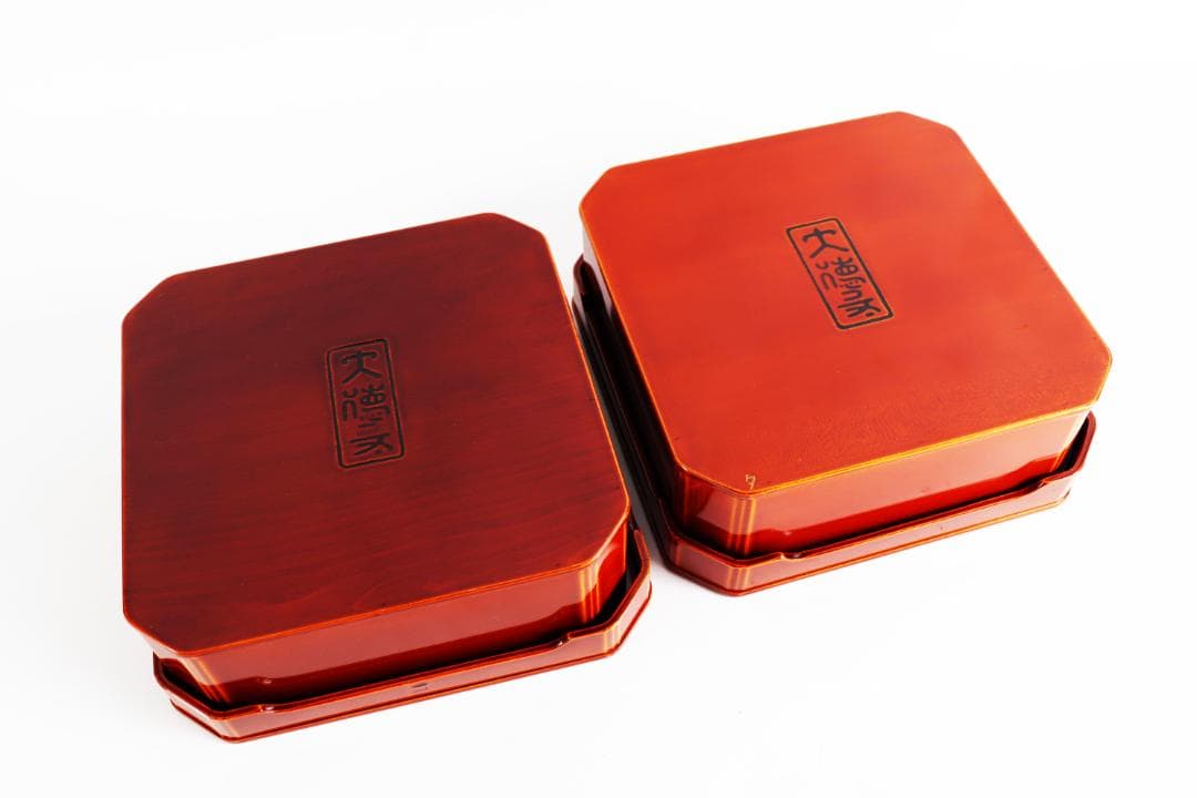飛騨春慶塗 大徳寺 縁高 重箱 弁当箱 五客 共箱 茶道具