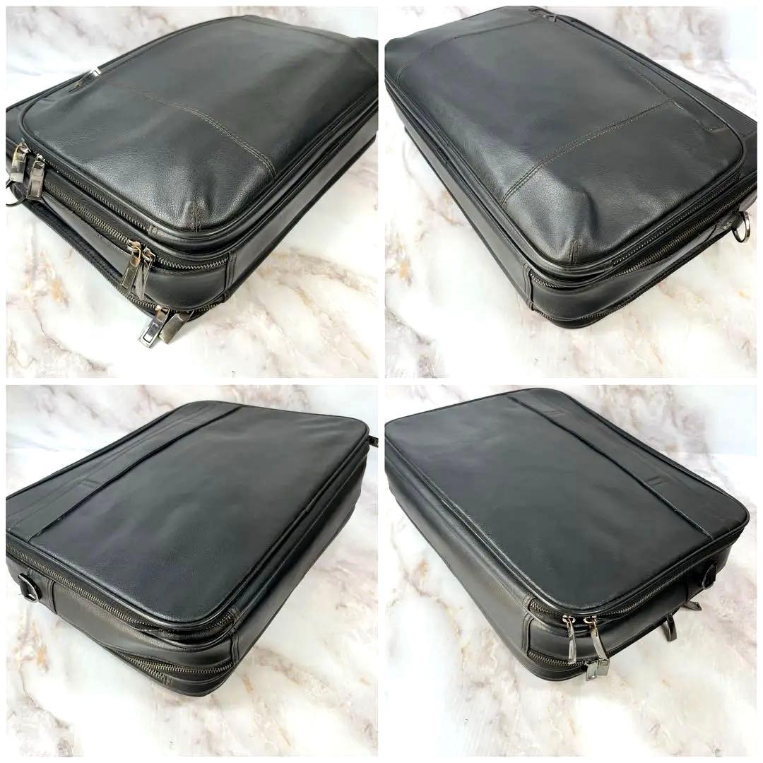Samsonite サムソナイト ビジネスバッグ ブラック レザー 2way