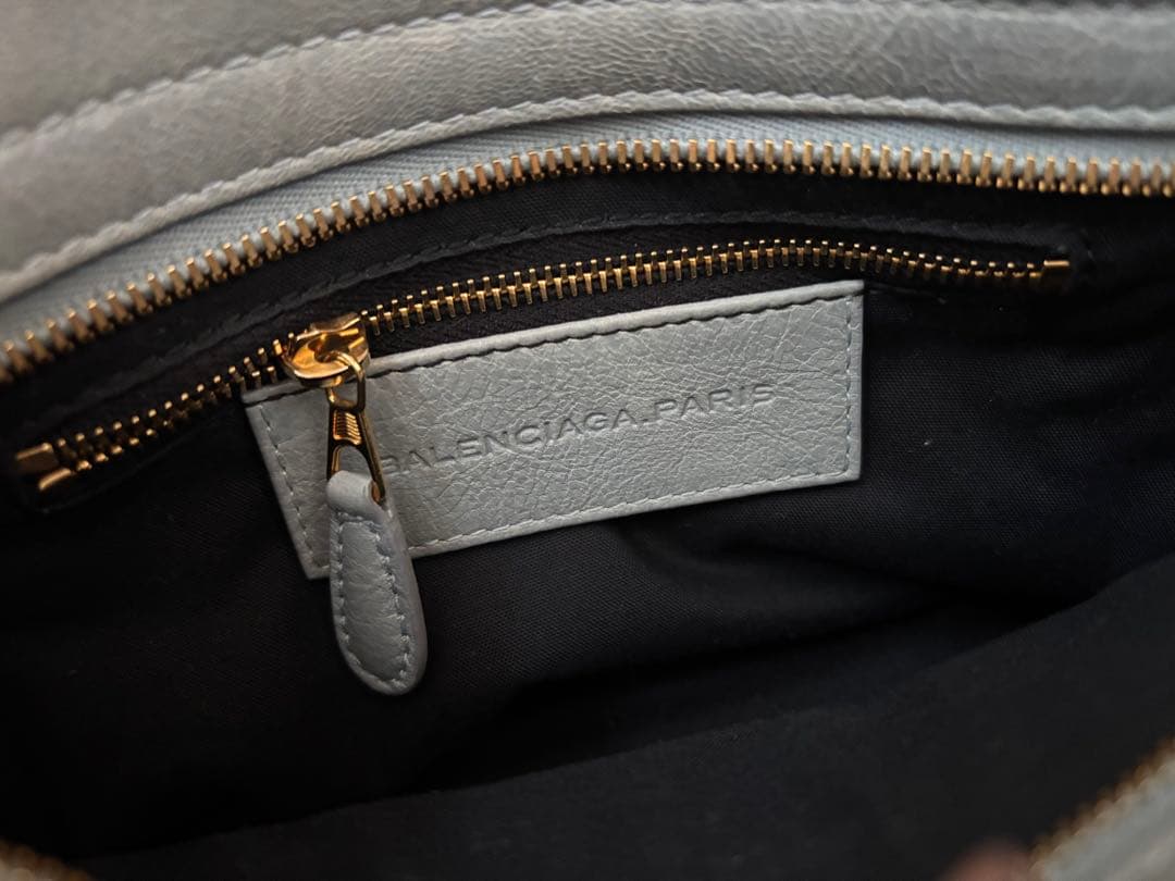 BALENCIAGA ジャイアントミニシティ エディターズバッグ ブルー