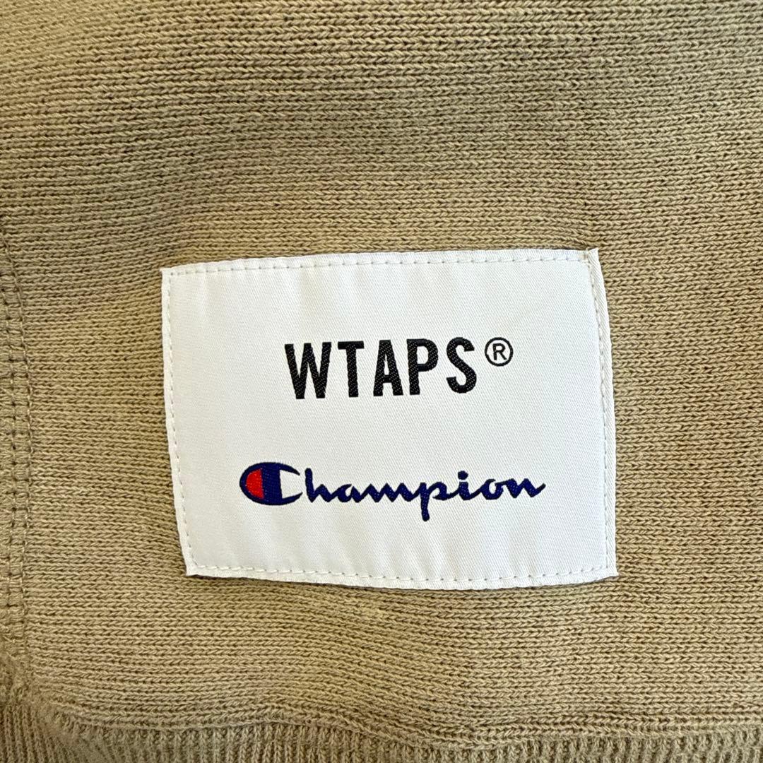 Champion WTAPS コラボ クルーネックスウェット XL ベージュ