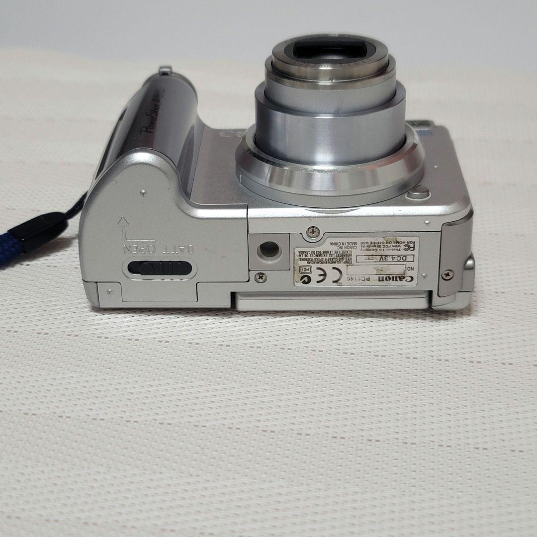 Canon キャノン PowerShot A610 シルバー デジカメ　電池付き