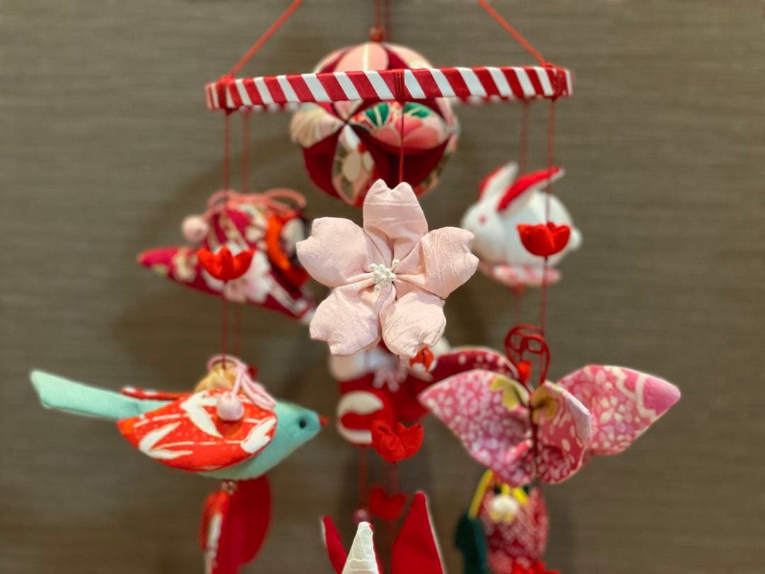 可愛いつるし雛No.116 ひな人形・桃の節句・初節句飾り・さげもんつるし飾り