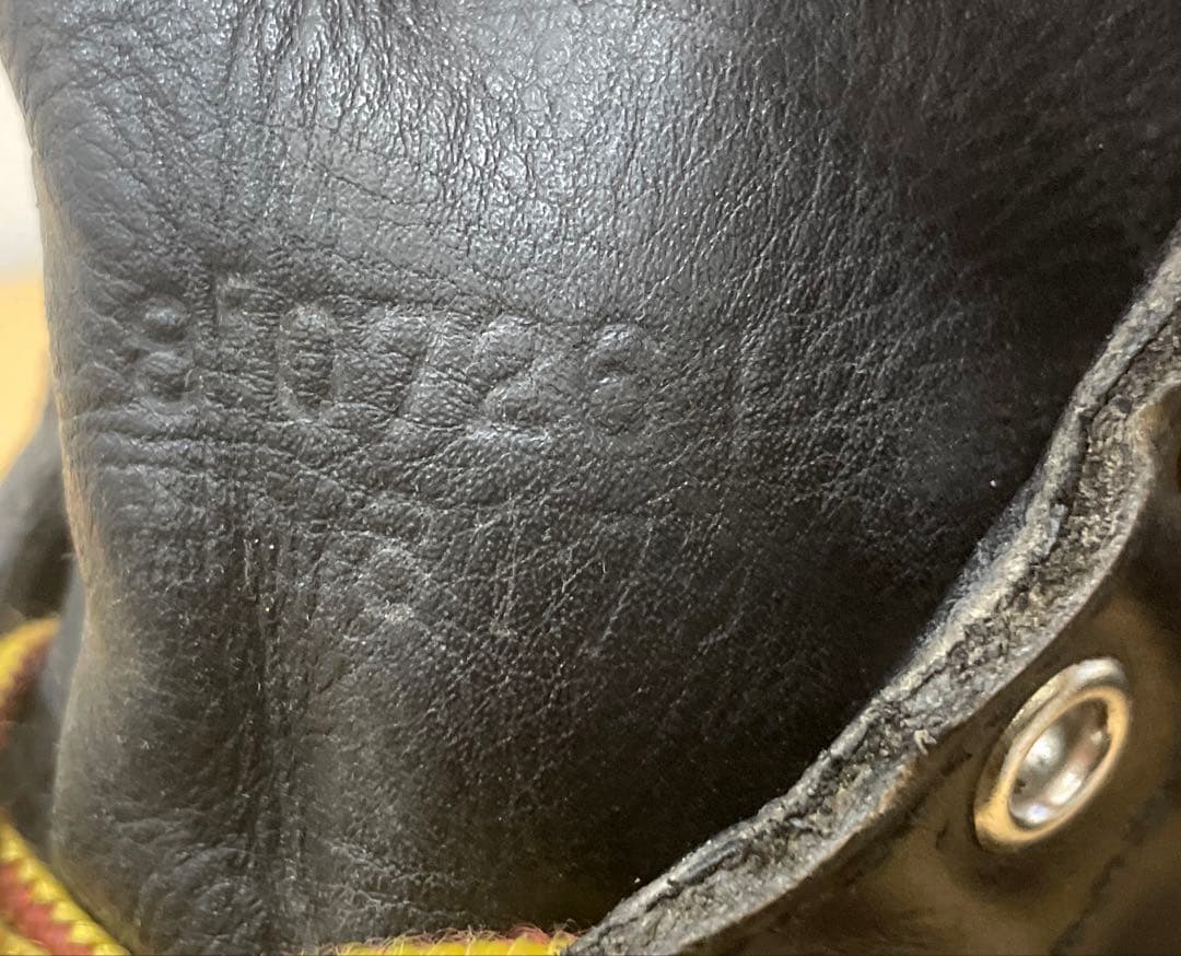 ■ REDWING レッドウイング 8179 犬タグ 7 1/2 E ブラック