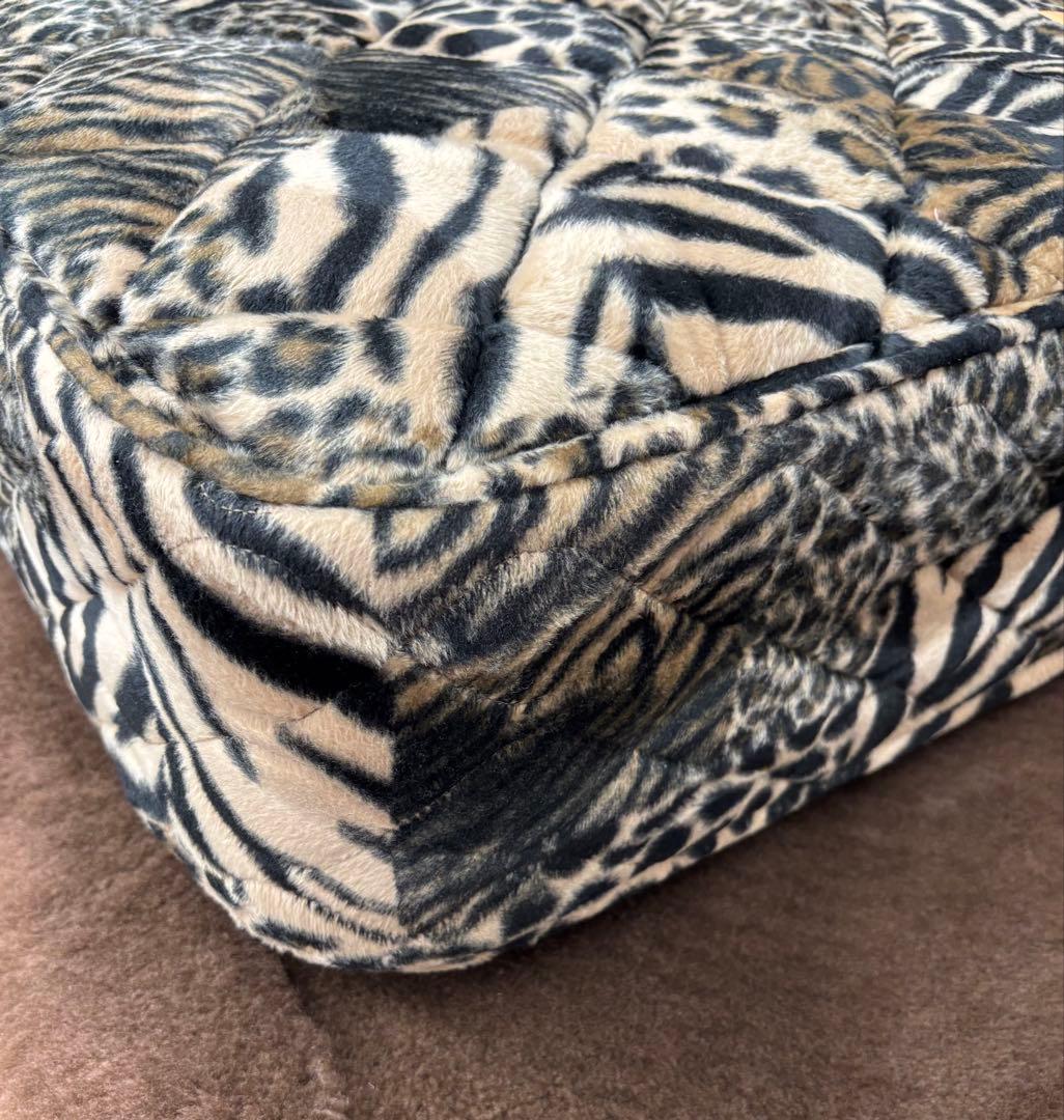 フランスベッド 豹柄(ヒョウ柄) ベッドマットレスM(日本製) 美品　送料込