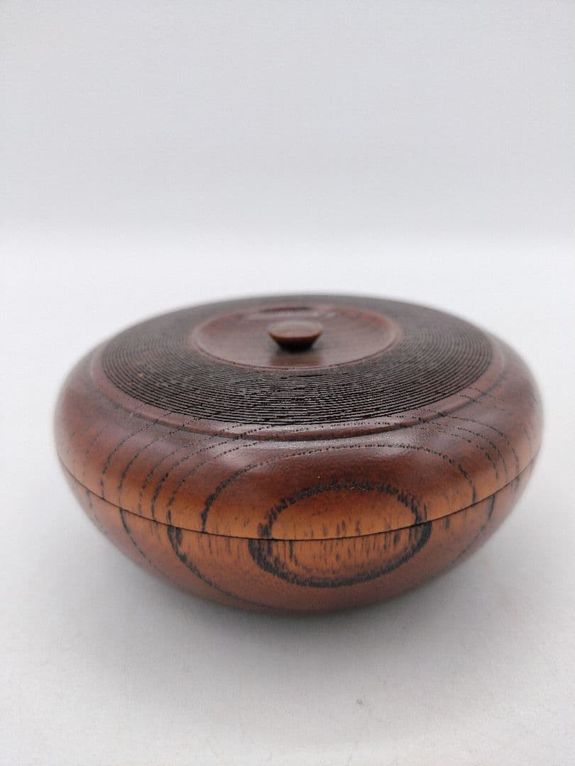 c752 【新品・未使用品】薬器型 香合 千筋 慶造 木箱 茶道具