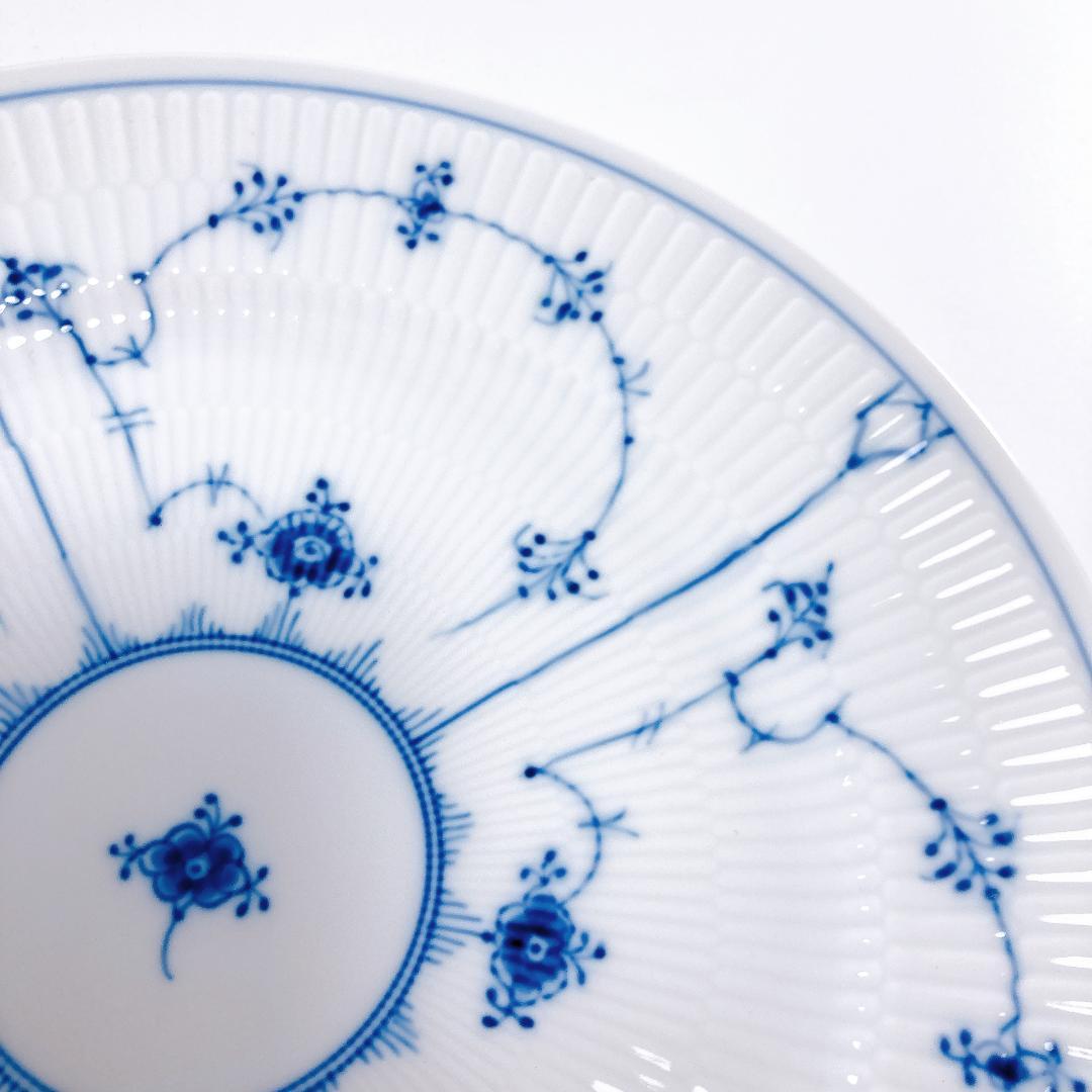 ロイヤルコペンハーゲン ブルーフルテッド プレート 27cm 2枚　|3900|