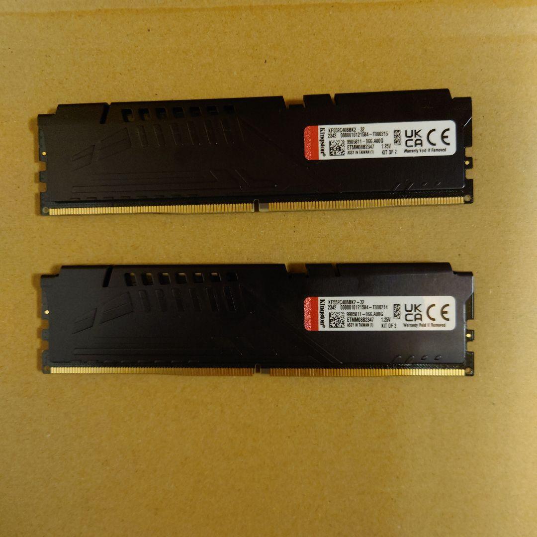 KINGSTON DDR5 メモリー 32GB (16GB*2)5200