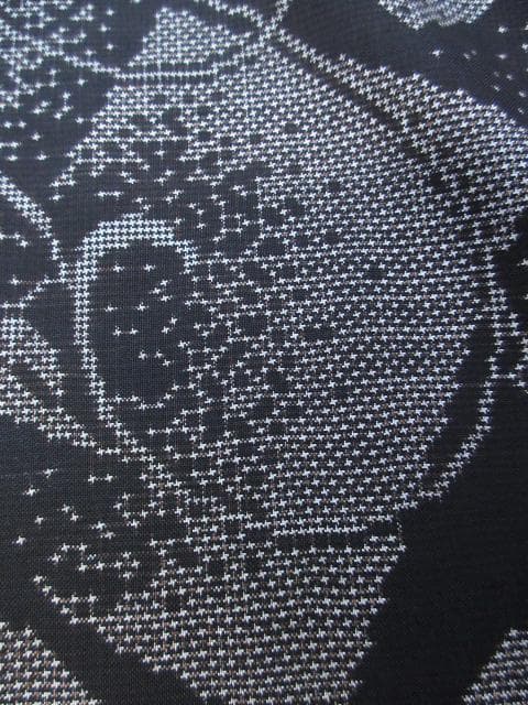 新古品！純泥染＊７マルキ＊本場奄美大島紬＊祝義満＊高級＊着物＊１６４ｃｍ＊裄６８