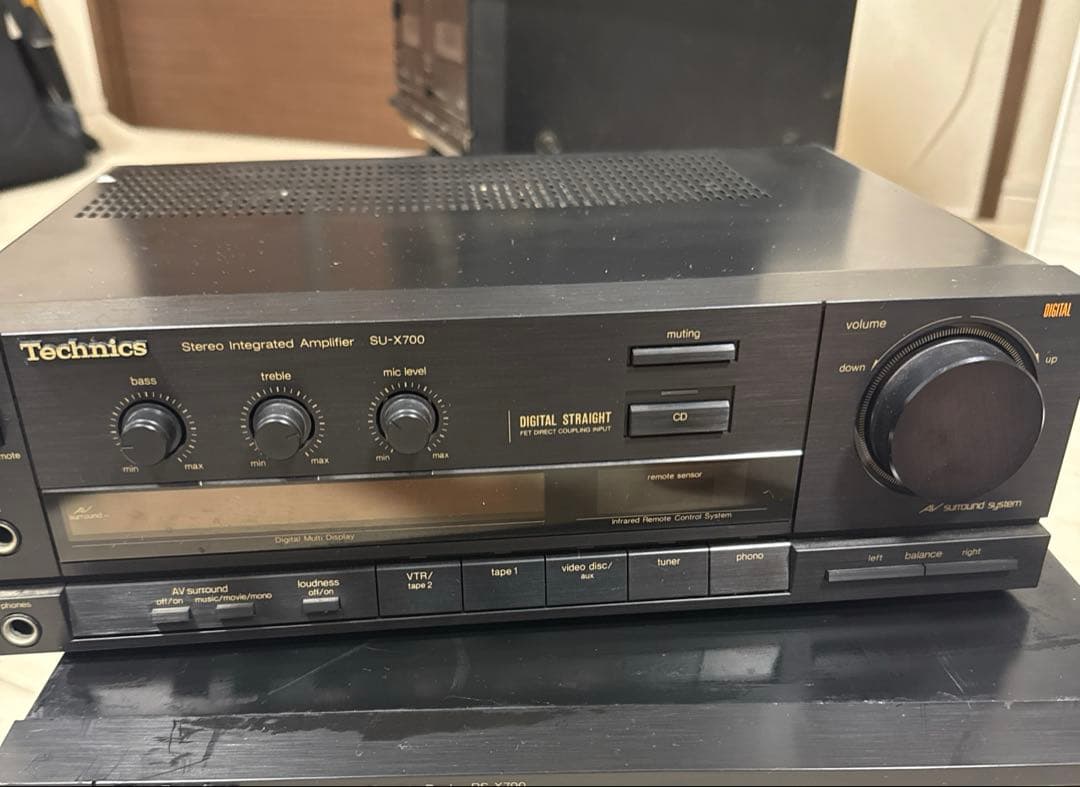 Technics X700コンポ3点セット(アンプ / CD / ダブルカセット