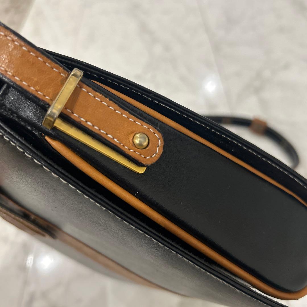 イヴサンローラン 本革 2wayショルダーバッグ　ブラック　匿名