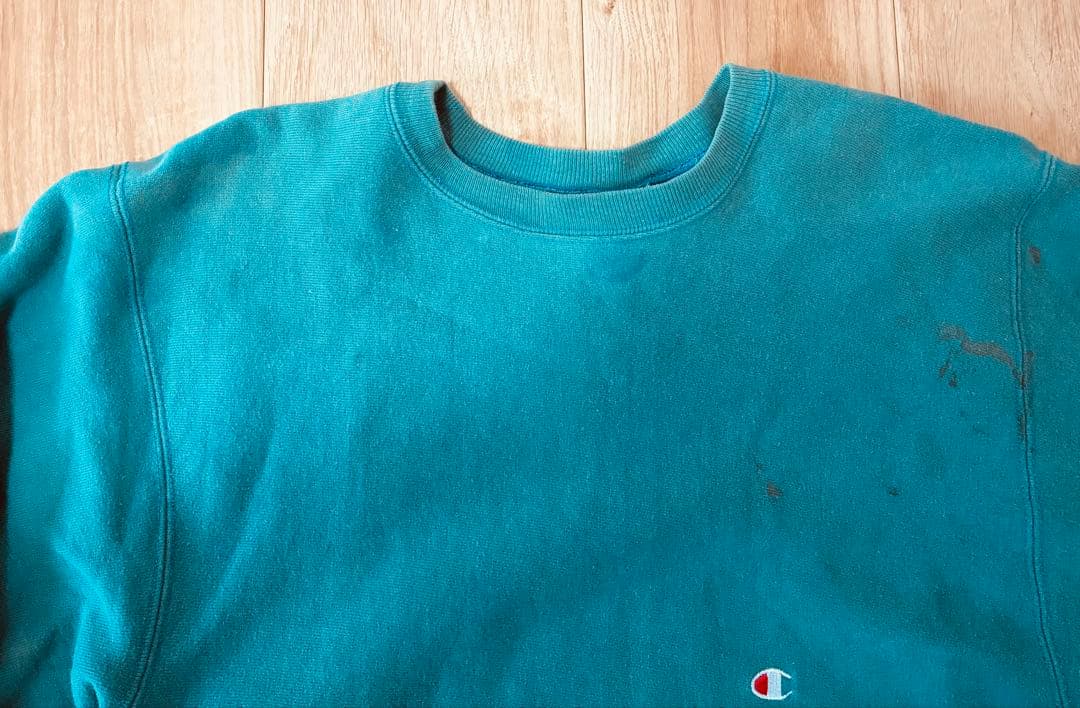 90s Champion Reverse Weave XL USA製 エメラルド