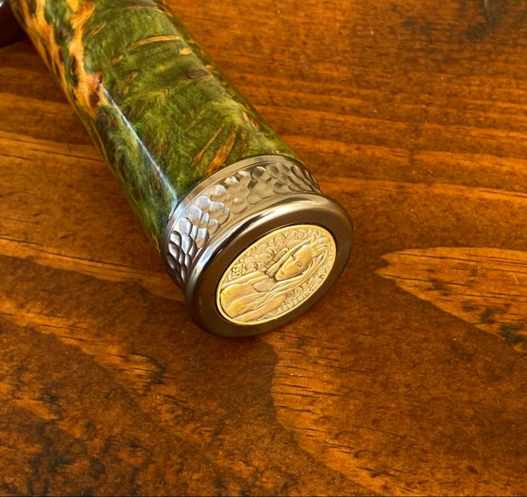 トラウトグリップ　インロッドフェルール　渓流　ベイトロッド　スタビライズドウッド