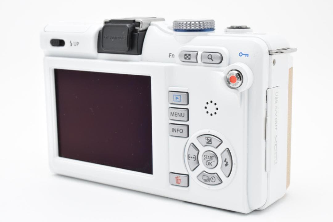 【1217ショット 良品】 オリンパス E-PL1ｓ ホワイト ミラーレスカメラ