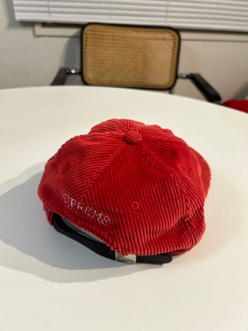 美品 Supreme Corduroy S Logo 6-Panel cap