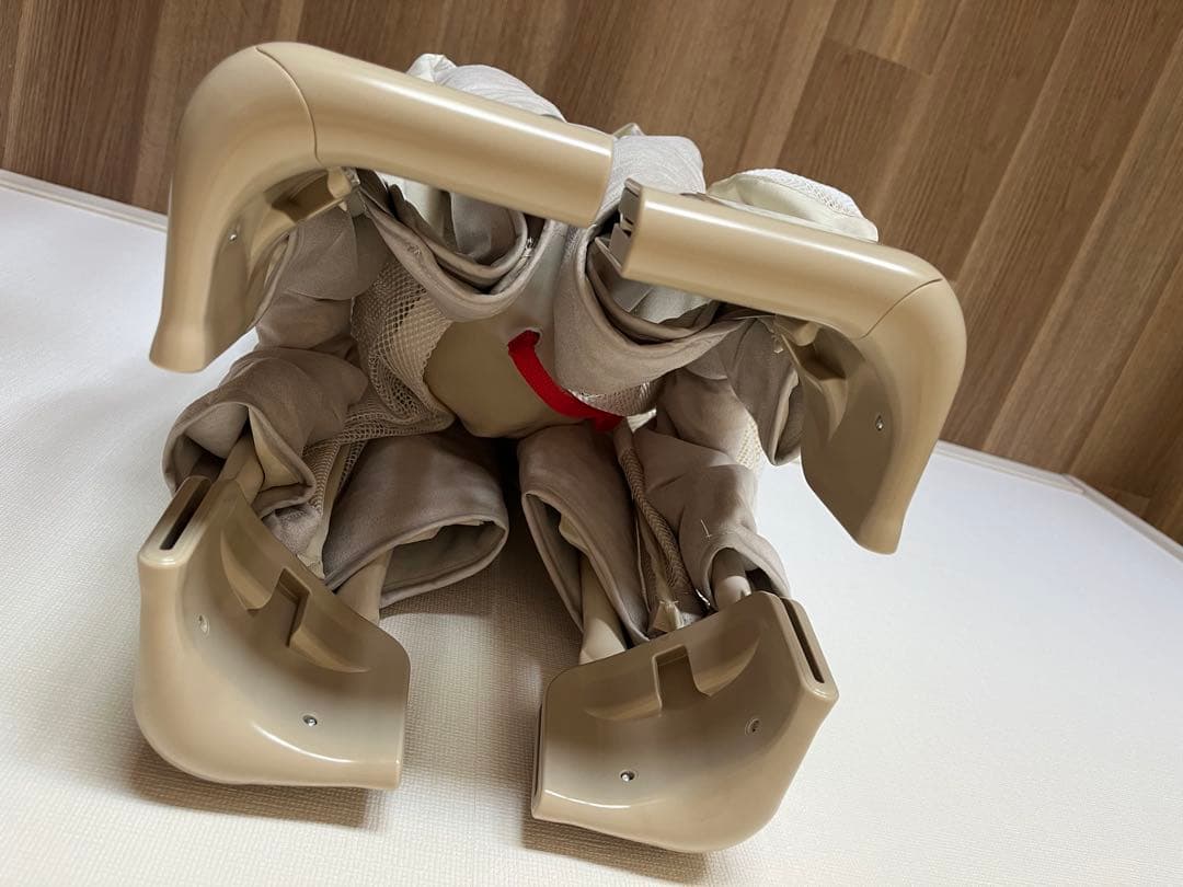 Aprica ココネルエアー 折りたたみ ベビーベッド ベージュ マットレス付き