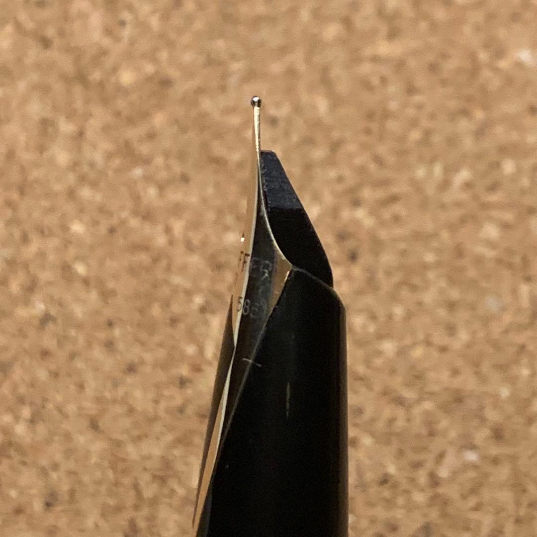 シェーファー　インペリアル　スターリングシルバー　万年筆　14K インレイドニブ