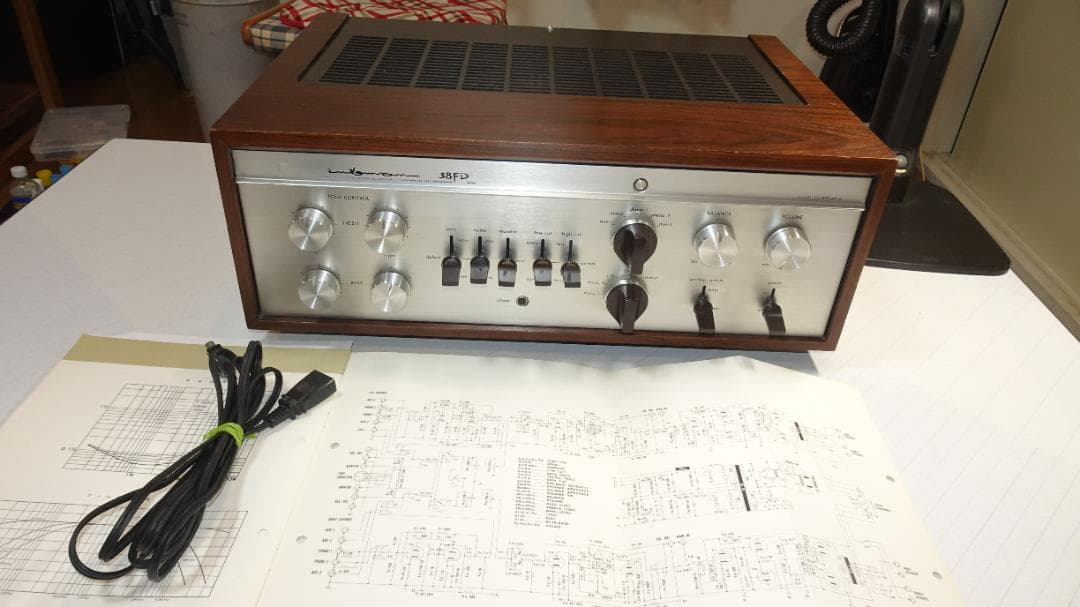 LUX-SQ38FD mk２　真空管アンプ