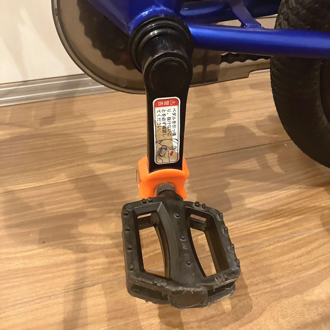 るんるん専用d-bike master 16インチ ブルー 送料無料補助輪無